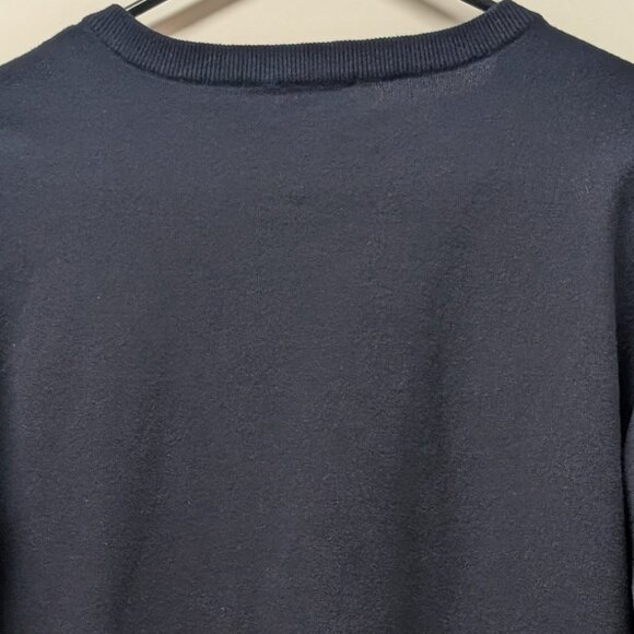 Talbots Petites Crew Neck Cardigan Sweater in Black - Picture 7 of 9